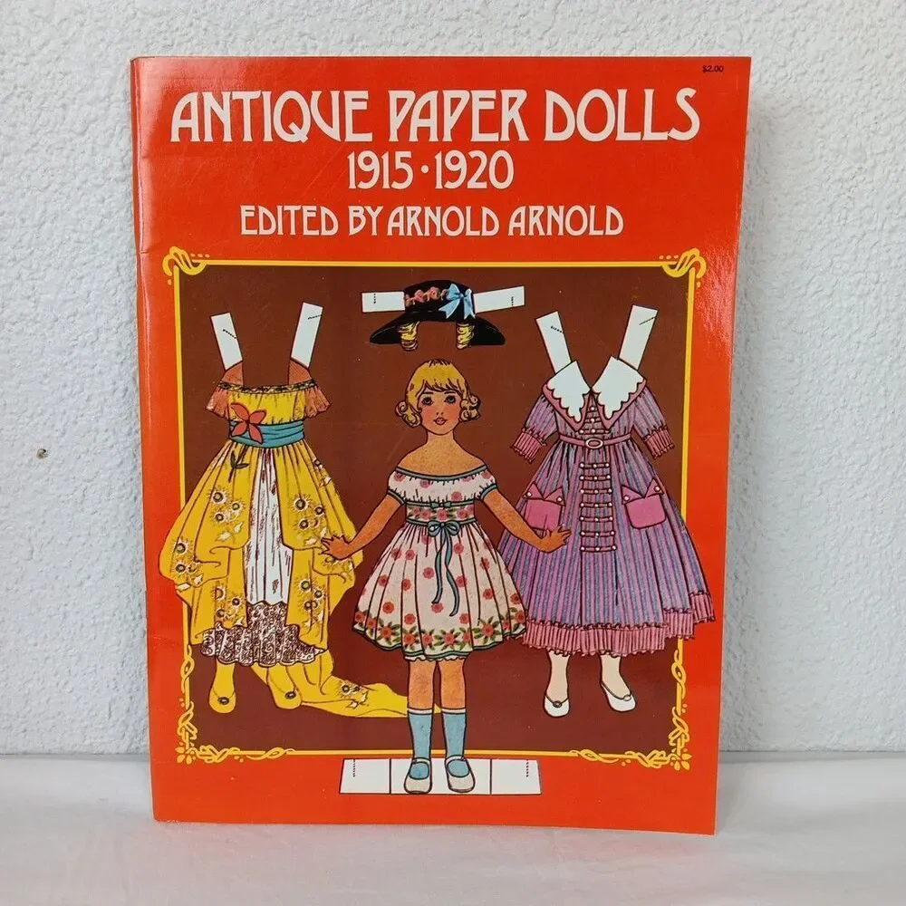 Vintage Antique Paper Dolls 1915-1920 Edited by Arnold Arnold Uncut Full Color